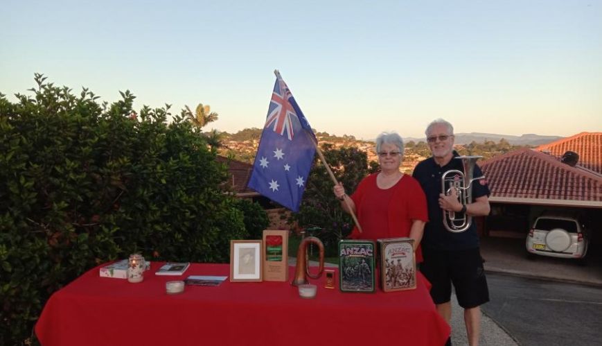 Commemorating Anzac Day - from home