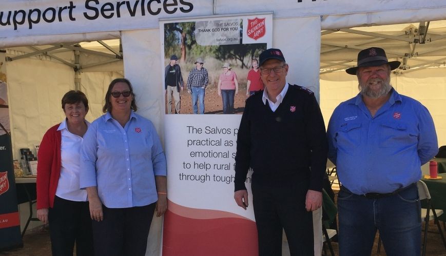 Campbells visit Gunnedah to support farming community