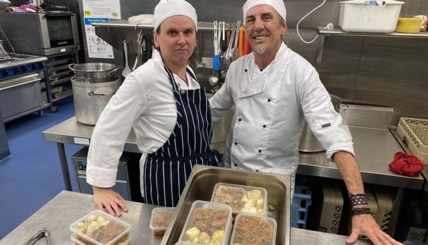 Cooks 'roast' each other but finish kitchen course 'well done'