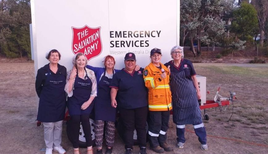 Dual focus for Salvos in bushfire relief effort