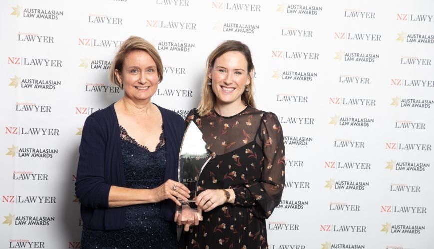 Salvos Legal wins prestigious law award