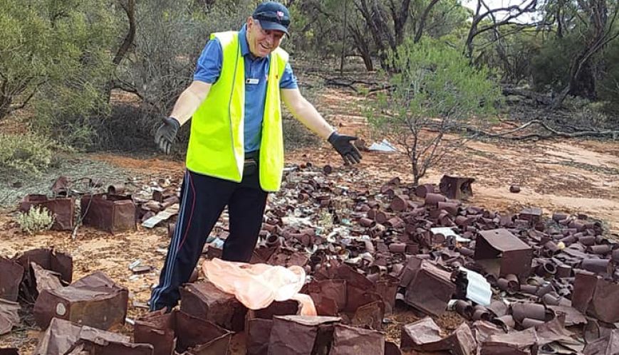 Building community a load of rubbish for Riverland Corps