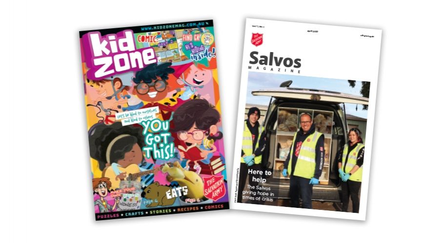 New Salvos/Kidzone magazine an ideal outreach tool