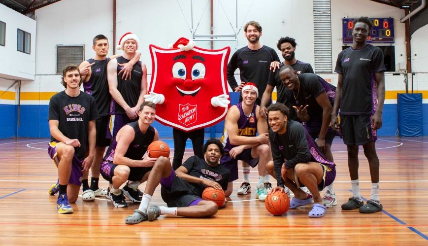 Sydney Kings team up with Salvos for Christmas