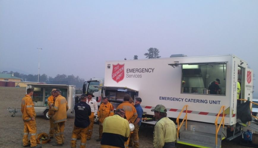 Salvos support ramps up as bushfires continue to rage