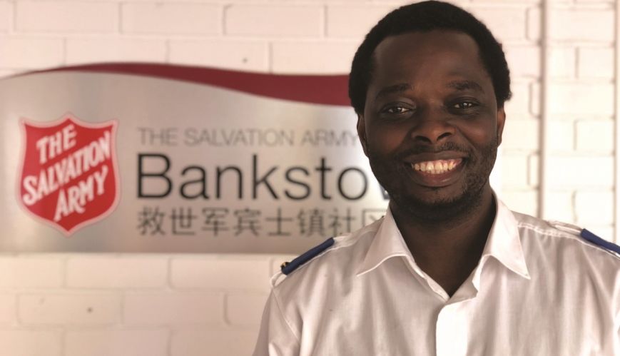 Samuel finds a spiritual home at Bankstown Salvos