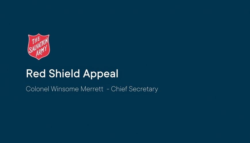Colonel Winsome Merrett - Red Shield Appeal