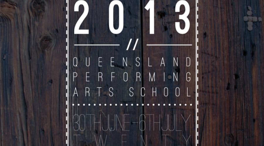 QPAS (Queensland Performing Arts School) June/July 2013
