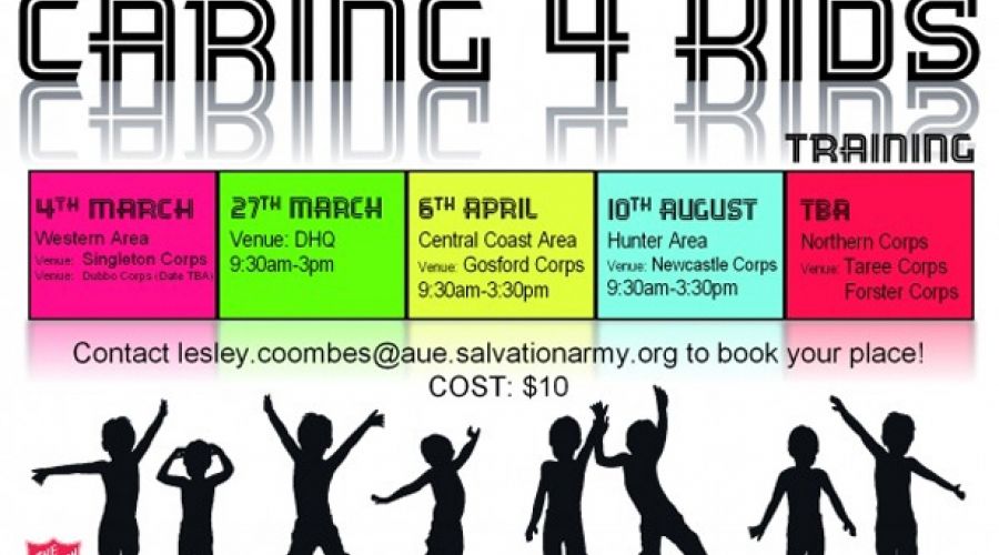 Caring for Kids Training - Gosford Corps