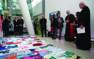 Faith leaders visit Army's art contribution to Lent