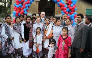 Commissioners inspire Salvationists during visit to Pakistan