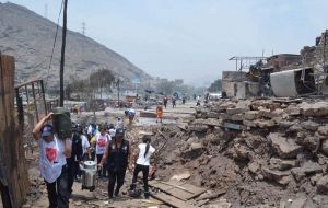 The Salvation Army in Peru helps fire-ravaged indigenous community