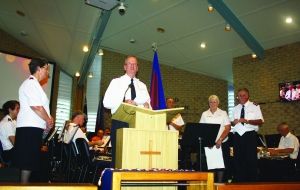 Territorial leaders conduct retirement service for MacLarens