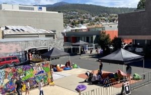 Hobart Corps provides car park space for the community