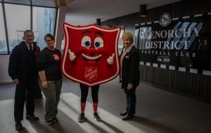 Footy club pulls socks up for Red Shield Appeal