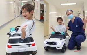 Kids take the wheel into surgery 