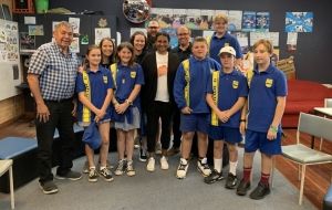 Bellarine students on track with Olympian Nova Peris