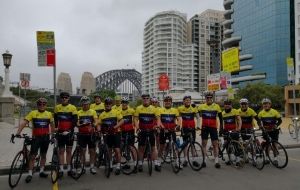 Ride for homeless sets off from Sydney