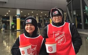 Young collectors kicking goals for the Salvos