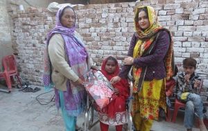 Real meaning of Christmas deepens Anny's passion for her fellow-Pakistanis