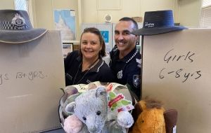 Christmas toys bring cheer to outback kids