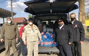 Salvation Army assists personnel tackling Chernobyl bushfires