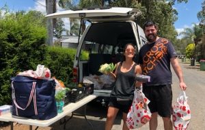 Backpacker grocery ministry bearing fruit in vegetable belt