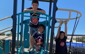 Playground has kids jumping for Jesus