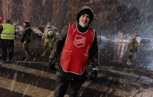 Salvation Army goes into battle for victims of war