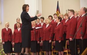 Christmas music: the International Staff Band and International Staff Songsters