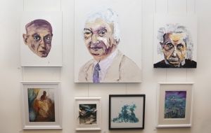 Artists get creative juices flowing for Jayne Wilson exhibition