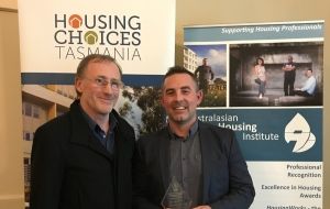Tasmania Housing team picks up major award