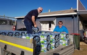 Gladstone Corps rushes water of life to 'dry' town