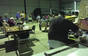 Men's group takes off in Mt Isa hangar