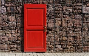 Opportunity knocks on a red door in Melbourne