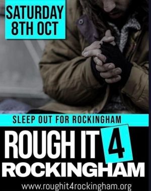 Rockingham sleepout poster