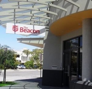The Beacon sign
