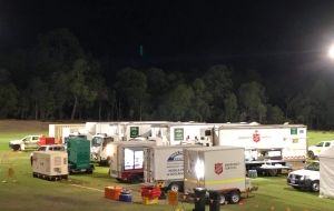 Salvos set up for support as bushfires rage east of Perth