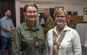 Female RSDS representatives deployed to Middle East