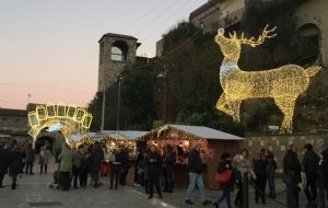 The mundane meets the sacred at Christmas time in Italy