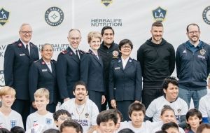 David Beckham helps fund new football field
