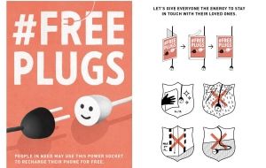 We can't hug, but we can plug!