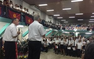 Cubans celebrate 100 years with 100 new soldiers