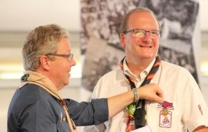 Scout leader awarded Order of the Founder