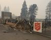Army properties burned to the ground in California