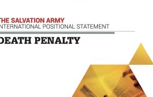Salvation Army calls for end to death penalty