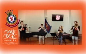 Salvo musicians play their part in blessing Australia