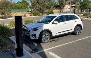 Salvos trial first electric vehicle